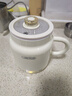 JIEXG养生壶 热牛奶杯 养生杯 煮茶花茶银耳静音 热牛奶神器烧水壶办公室烧水杯 热奶杯 0.8L 【升级容量】多功能炖煮 实拍图
