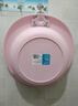 茶花 儿童抗菌洗脸盆31.7cm1只加厚塑料盆洗衣服洗脚盆粉色* 实拍图