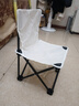 户外装备高品质车载便携亲子户外折叠椅用于露营钓鱼写生 白色中号33 实拍图