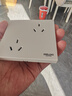 德力西（DELIXI）开关插座面板 86型墙面插座CD100 错位六孔10A插座 白色 实拍图