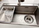京东京造加厚304不锈钢米粒纹纳米水槽厨房大单槽洗菜盆68*46含龙头 实拍图