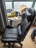 甄严选电竞椅办公椅家用舒适久坐直播座椅老板椅转椅人体工学椅电脑椅子 三代升降扶手-黑武士+乳胶 实拍图