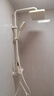四季沐歌（MICOE）淋浴花洒套装 增压花洒全套奶白钢琴键多功能花洒喷头浴室淋浴器 实拍图