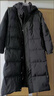 雪中飞秋冬新款时尚休闲舒适廓形男士“H”版型纯色立领连帽羽绒服男 黑黛青|5177 【品质高充绒】 2XL 185/104A 实拍图