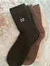 猫人3双装35%羊毛袜子男士袜子男冬季加厚保暖袜男毛圈袜睡眠袜男 实拍图