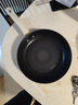 苏泊尔平底锅煎锅不粘锅牛排锅煎蛋轻烟少油聚油底防凸底不锈钢极光系列 适合1人-直径 24cm 实拍图