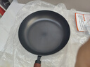 阎铁匠章丘平底锅煎锅无涂层家用铁锅烤肉煎锅牛排锅煎蛋锅老式熟铁28cm 实拍图