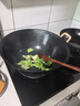 夏老大非遗生铁锅 双耳铸铁炒锅传统无涂层物理不易粘炖锅圆底炒菜锅40 实拍图