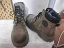 苏系男士马丁靴男款2025秋冬季新款透气高帮工装男靴英伦风真皮雪地靴 卡其色【二层猪皮高品质】 42 男码（尺码偏大建议小一码） 实拍图