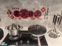 康巴赫（KOBACH）厨房必备套装锅具304不锈钢蜂窝不粘炒锅平底煎锅汤锅礼盒装礼赠 锅具+铲勺 8件套 实拍图
