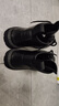 跨足行【牛皮】马丁靴男士秋冬季英伦高帮皮鞋增高黑色透气大码中帮皮靴 黑色6孔中帮【四季款】 46 码（=运动鞋47） 实拍图