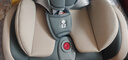 贝倍适（BAYBETSS）儿童安全座椅汽车用0-4-12岁宝宝360度旋转婴儿车载坐椅ISOFIX 米灰色【遮阳棚+上拉带+侧保护】 实拍图