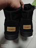 骆驼（CAMEL）男士高帮雪地靴加绒加厚秋冬保暖棉鞋 G13W223110 黑色 44  实拍图