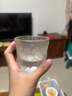简约ins风玻璃杯家用果汁杯办公室咖啡杯磨砂啤酒杯树纹冰川杯 矮款 2只装220ml 实拍图