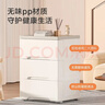 京东京造 简约床头柜卧室小柜子 抽屉式收纳柜塑料加厚储物柜3层 实拍图