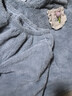 都市丽人保暖女秋冬加厚珊瑚长绒套头睡衣裤女家居服套装带口袋无帽2H3117 实拍图