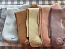蕉内（Bananain）银皮301S袜子女士新疆精梳棉10A抗菌防臭透气船袜短中长筒秋冬5双 [中筒]咖粉紫蓝绿 5双 均码 实拍图