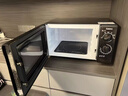 格兰仕（Galanz）家用微波炉烤箱一体机 23升大容量 800瓦速热  智能菜单 杀菌解冻 智能平板式 光波炉Q6(P0) 实拍图
