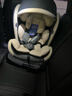 Heekin德国 儿童安全座椅汽车用0-4-12岁婴儿宝宝360度旋转ISOFIX硬接口 尊享灰(遮阳棚+上拉带+侧保护) 实拍图