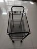溢彩年华厨房置物架落地储物架移动收纳小推车蔬菜架子多层零食架1056-BK 实拍图
