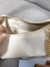 CHARLES&KEITH柔软拉链式褶皱单肩包腋下包包女包女士新年生日礼物CK2-40782472 Cream奶白色 S 实拍图