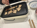 小熊（Bear）烤肉电烤盘烤肉锅家用轻烟烤串烤肉一体多功能锅不沾可拆电烧烤炉 DKL-Y15C1 实拍图