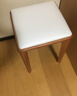 家逸实木凳子家用可叠放餐桌凳餐椅小板凳卧室梳妆凳门口换鞋凳方凳 实拍图