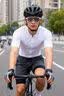 沃萨维（WOSAWE）公路车夏季骑行短裤男透气休闲骑行服自行车五分裤山地车速降套装 跨越三代-石墨灰 一体坐垫 L （适合70-80公斤） 实拍图
