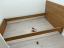 全友家居 北欧原木风板式床1.2x2米次卧学生单人床简约现代家用木板床 实拍图