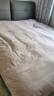 LOVO全棉磨毛四件套 秋冬加厚纯棉床单被罩双人200*230cm米色 实拍图
