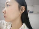 蔓笙999足银耳钉女防闭塞不易敏耳环豆豆养耳棒耳骨睡觉免摘学生耳饰 弯钩2.5mm 实拍图