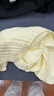 全棉时代 婴儿水洗纱布浴巾 儿童纯棉浴巾洗澡用品 奶黄色95*95cm 实拍图