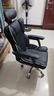 科幻猩电竞椅电脑游戏椅舒服久坐家用椅子办公椅可躺可升降椅座椅躺椅 超纤皮-黑色+头枕+加厚海绵坐垫-钢制脚 滑轨扶手 实拍图