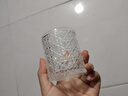 宝石纹玻璃杯INS风高颜值洋酒杯透明家用加厚鸡尾酒调酒啤酒杯子 宝石杯200ml*1 实拍图