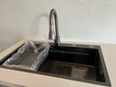 JOMOW5.0加厚厨房水槽大单槽304不锈钢洗菜盆一体盆压纹集渣盆 顶配80*45【5.0厚隔渣双重过滤】 实拍图