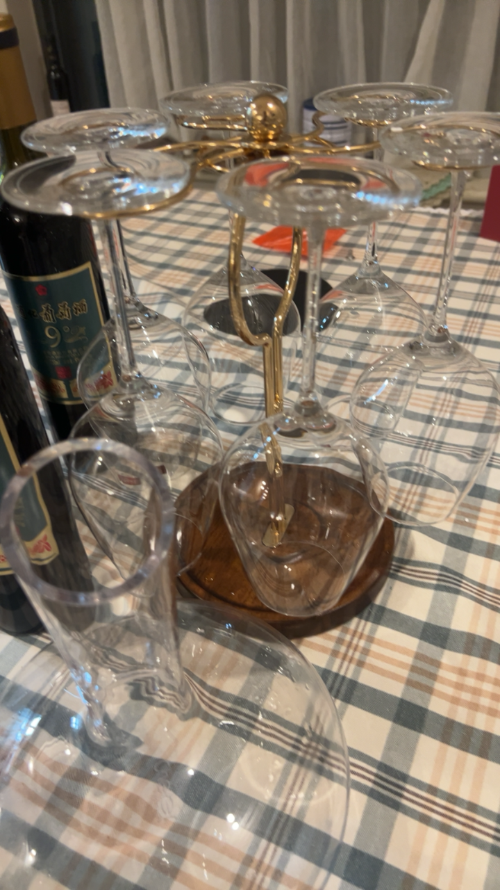 启尔（Cheer）红酒杯水晶玻璃高脚杯11件酒具葡萄酒杯醒酒器开瓶器酒塞礼盒套装 实拍图