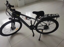 永久锂电池助力电动自行车禧玛诺变速超长续航山地车男女士双碟刹单车 F58摩天灰【助力续航约20-30KM】线碟 26英寸 实拍图