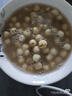 十月稻田 莲子 400g 湘潭产去芯磨皮白莲子 桂圆百合银耳羹煲汤食材 实拍图