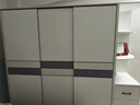 白浅【免费安装】衣柜卧室储物柜子移门衣橱简易推拉门大衣柜 【三门】1.8米主柜+边柜 实拍图