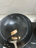 苏泊尔（SUPOR）圆底炒锅铁锅无涂层炒菜锅燃气灶凹面电磁炉通用 家用熟铁锅精铁 圆底纯铁 30cm 实拍图