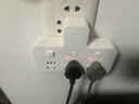 公牛（BULL）插座扩展器一转多/一转三插座/转换插头/转换器/插排/插线板 适用卧室、厨房 品字型3位分控 实拍图