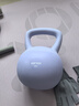 yottoy翘臀软壶铃女士提壶哑铃翘臀深蹲力量家用健身训练器材5kg-雾霾蓝 实拍图