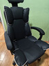 锦汐电脑椅办公椅子电竞椅家用人体工学椅老板椅主播靠背椅皮革转椅 黑色+4级杆+乳胶【二代升级】 实拍图