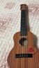儿童玩具可弹奏尤克里里玩具仿真吉他启蒙益智乐器音乐玩具 原木色】38厘米尤克里里-送乐谱 实拍图