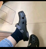 CROCS卡骆驰贝雅暖绒洞洞鞋女暖棉男棉鞋外穿拖鞋|206633 黑/黑-060 (建议买大一码) 40 (250mm) 实拍图
