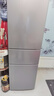 海信218L三门小冰箱二级能效直冷银色小户型冷藏两用租房宿舍电冰箱BCD-218YK1F 实拍图