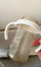 贝亲（Pigeon）自然离乳PPSU重力球吸管奶瓶双把手330ml12月+(附带奶嘴12月*2支) 实拍图