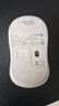 罗技（Logitech）M221 轻音鼠标 无线鼠标 办公鼠标 对称鼠标 带无线微型接收器 米白色 实拍图