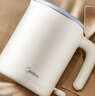 美的（Midea）电热水壶米色烧水壶便携式烧水杯差旅 0.6L智能断电304食品级不锈钢迷你便携小容量年货SH06X6-103 实拍图