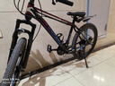 凤凰上海凤凰山地车自行车男士女式学生成人变速宽胎越野公路赛单车 【钢架/全套竞速轴承】三刀炫彩 24寸24速【建议身高138-168cm】 实拍图